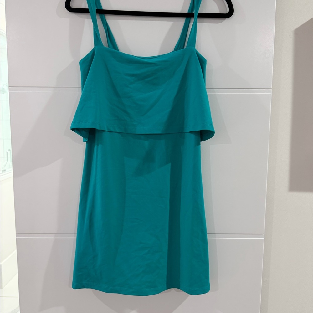 Susana Monaco Teal Mini Dress